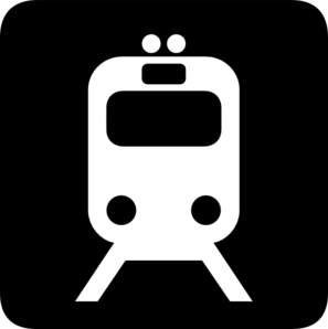 Rail Transportation Sign Clip Art